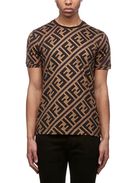 fendi double f logo shirt|fendi logo t shirt women.